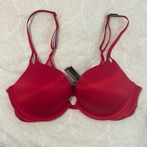 Victoria Secret Red Push Up Bra